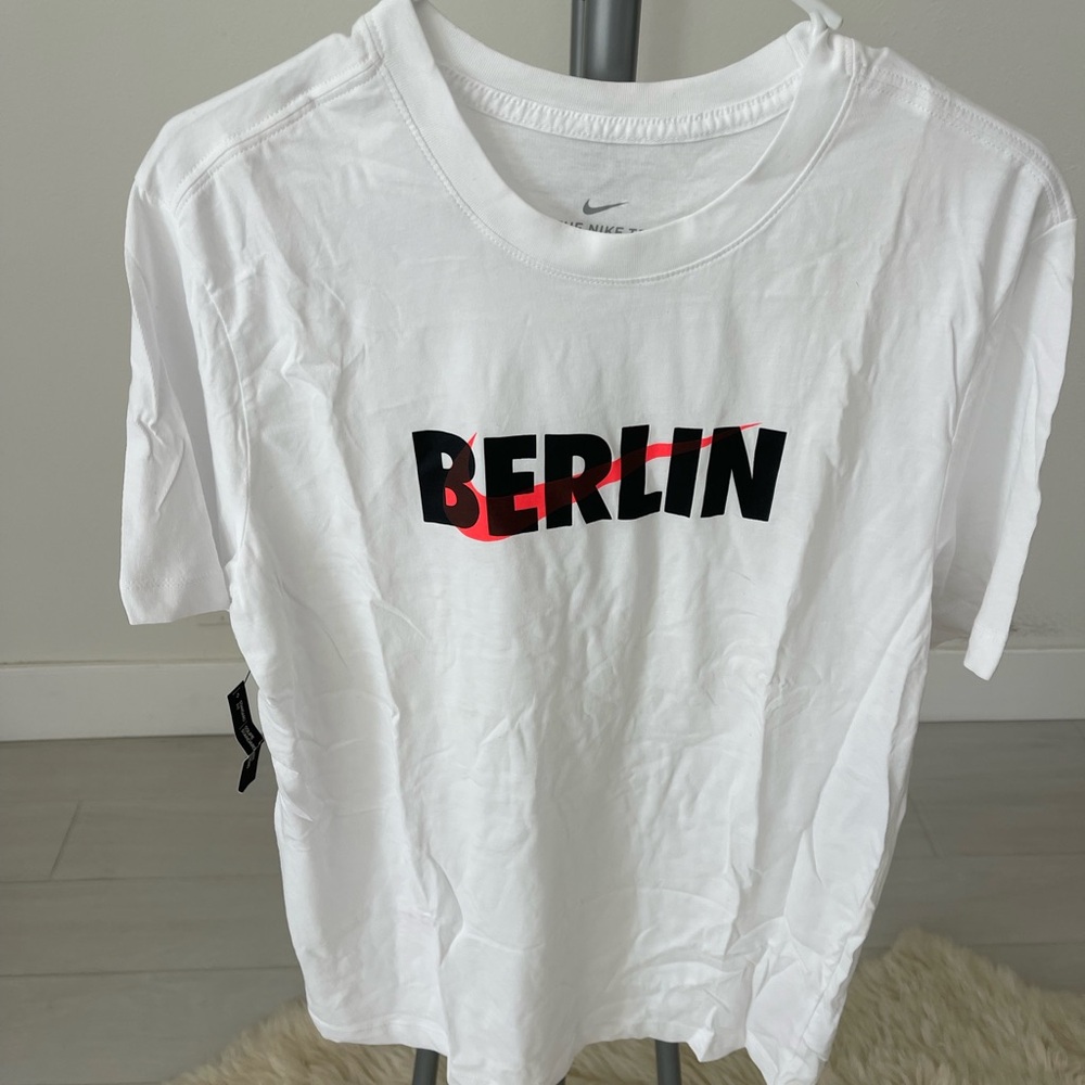 Nike White Berlin Graphic Tee